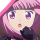 Iroha is going for the iconic “shocked Pikachu” look